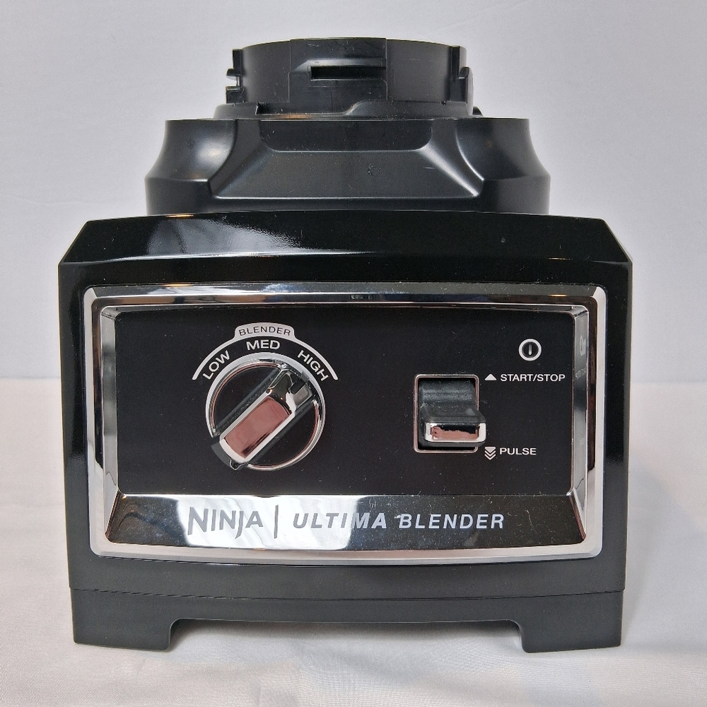 Ninja Ultima Blender BL800 3 Speed BASE ONLY Tested Black/Silver 1500 Watt